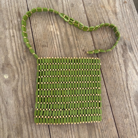 Paloma Wool Handbags - Paloma Wool green beaded bag